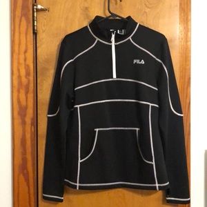 fila sport black jacket